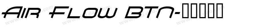Air Flow BTN字体转换